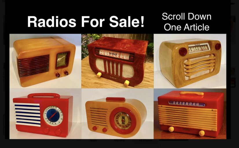 Radios…1930’s to 1950’s
