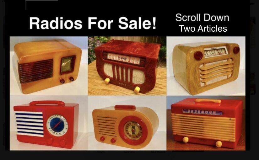 Radios…1930’s to 1950’s